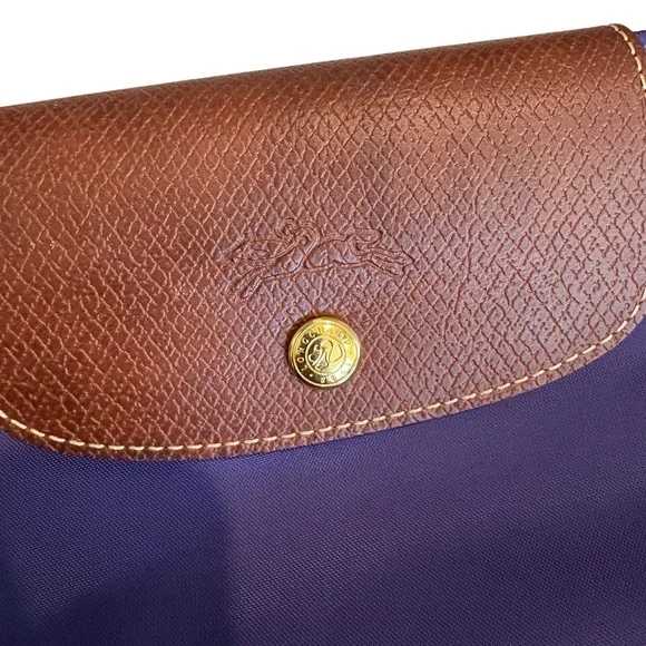 Longchamp Le Pliage "Shopping" - Modele Depose, Purple - Picture 4 of 16